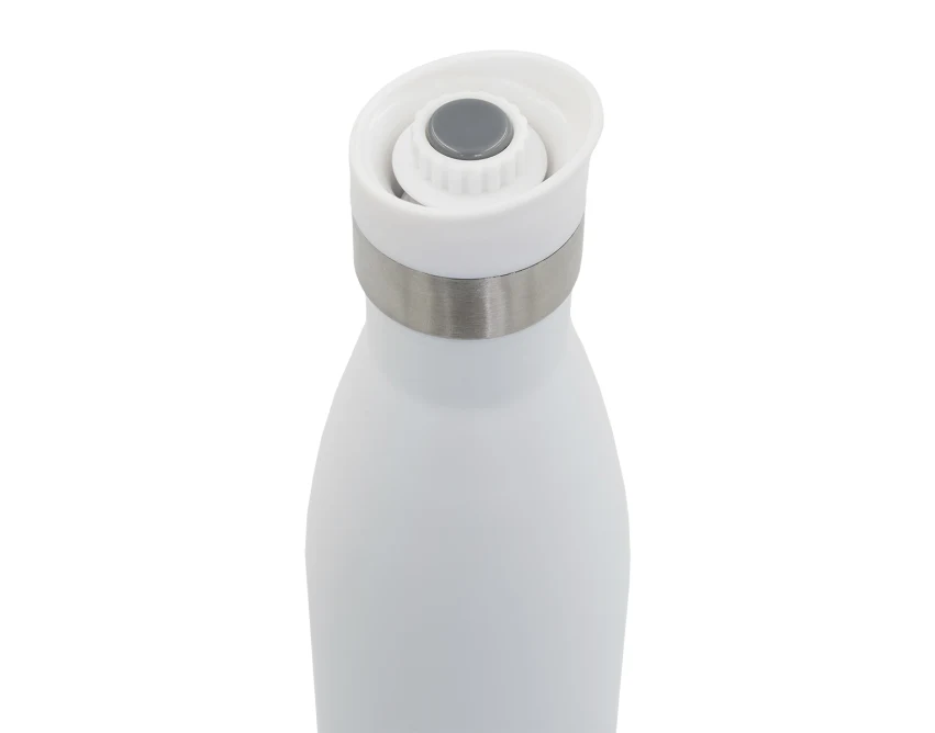 Biała butelka termiczna Yakima 550 ml z ustnikiem 360°