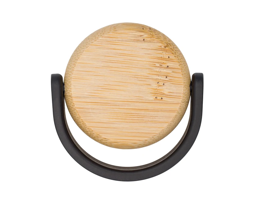 Butelka termiczna Astoria 500 ml biała z bambusową zakrętką