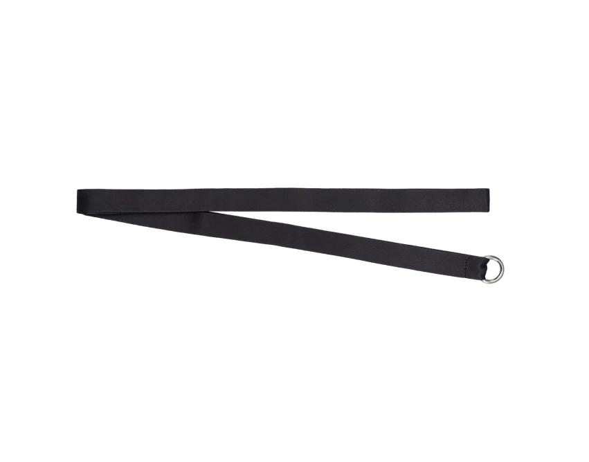 Czarna butelka termiczna Multina 500 ml z kubkiem i smyczą