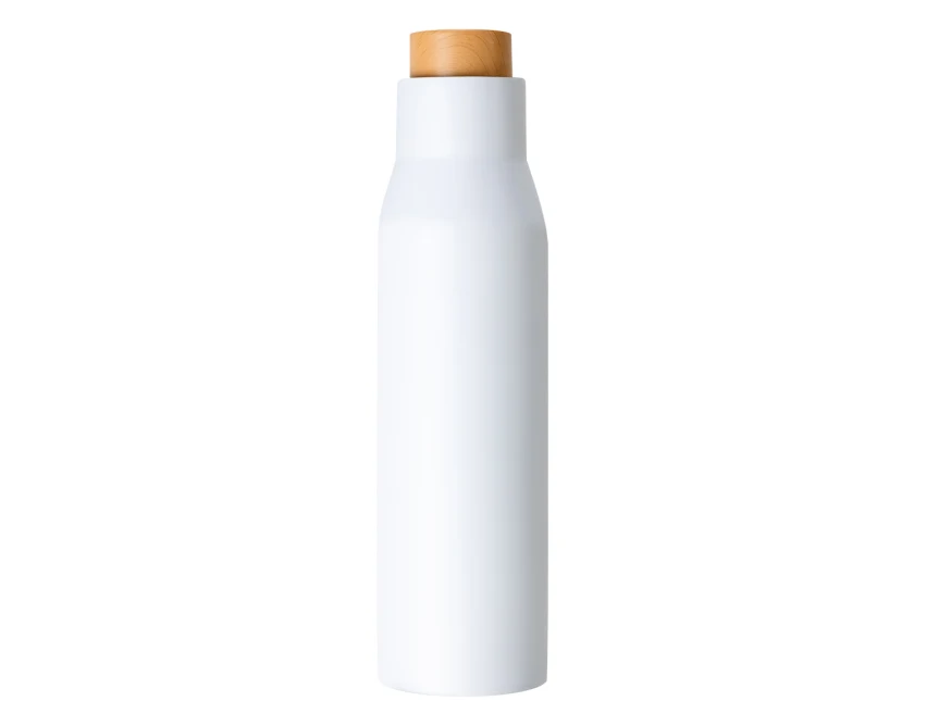 Biała butelka termiczna Morana 500 ml z logo dla firm