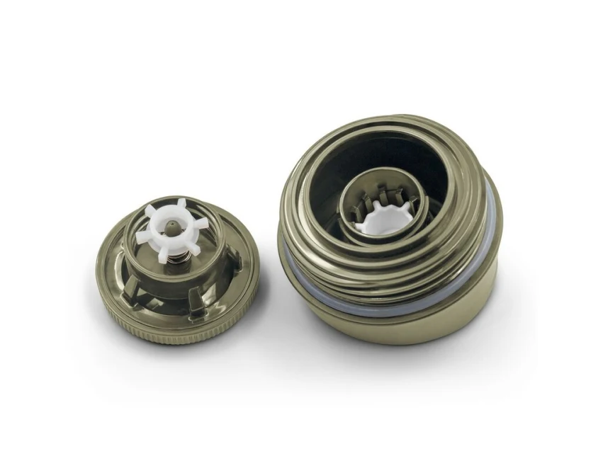 Jasnozielony kubek termiczny 400 ml z własnym nadrukiem