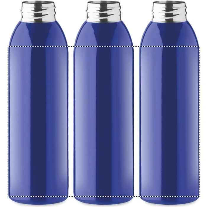 Schemat znakowania dla Grawerowanie laserowe 360° - RL na gadżecie: Bidon stalowy niebieski 650 ml z logo firmy