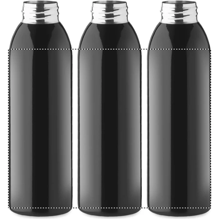 Schemat znakowania dla Nadruk UV 360° - RD2 na gadżecie: Czarny bidon stalowy 650ml z logo – elegancki prezent firmowy