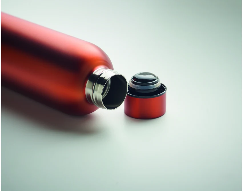 Pomarańczowa butelka termiczna 500 ml z logo firmy