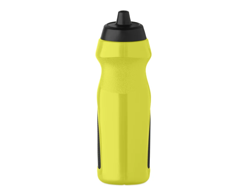 Bidon sportowy 700 ml żółty fluorescencyjny z nadrukiem