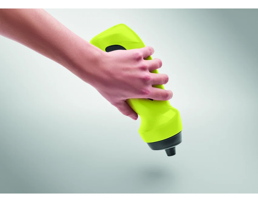 Bidon sportowy 700 ml żółty fluorescencyjny z nadrukiem