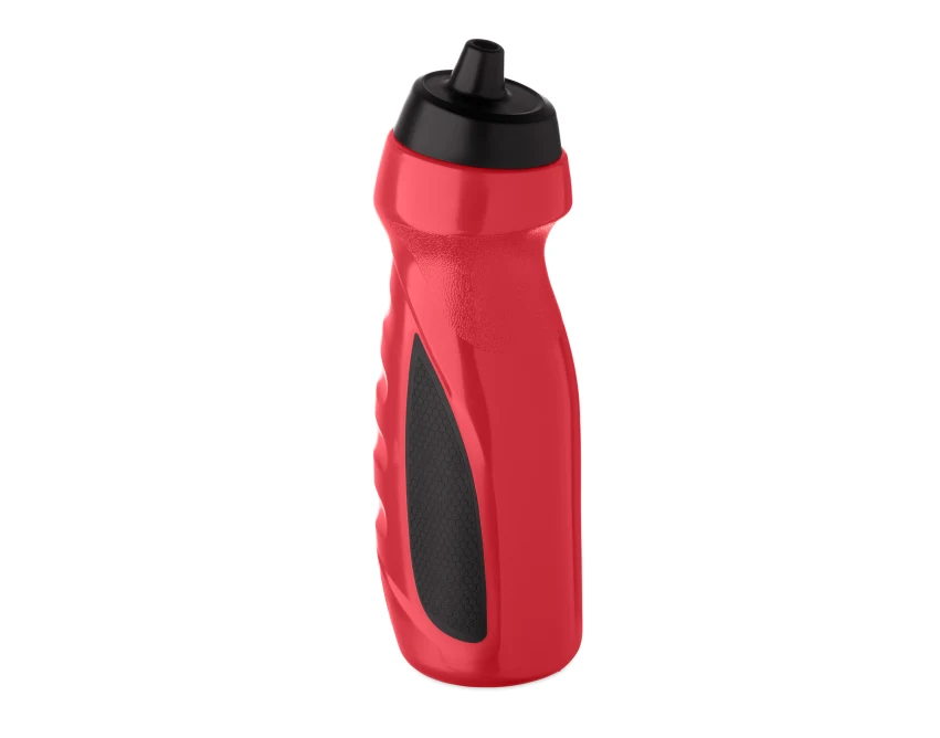 Czerwony bidon sportowy 700 ml z nadrukiem i logo firmy