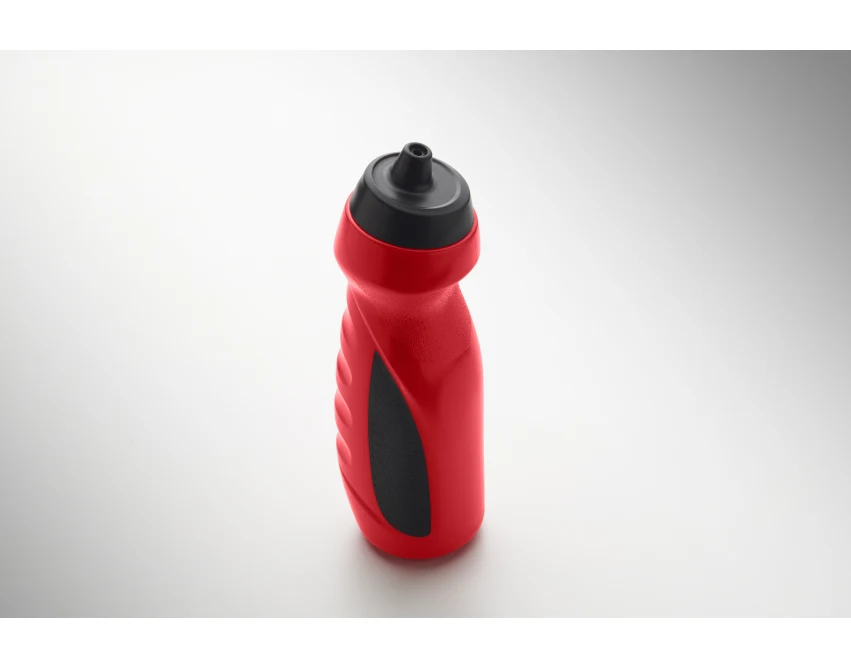 Czerwony bidon sportowy 700 ml z nadrukiem i logo firmy