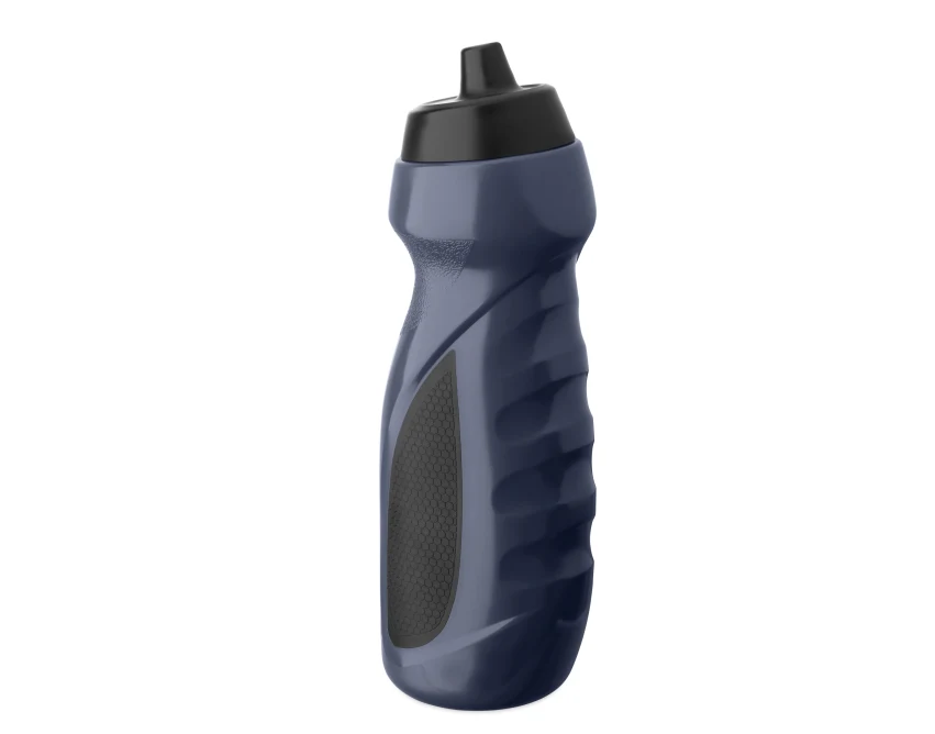 Bidon sportowy 700 ml francuski granat z nadrukiem logo