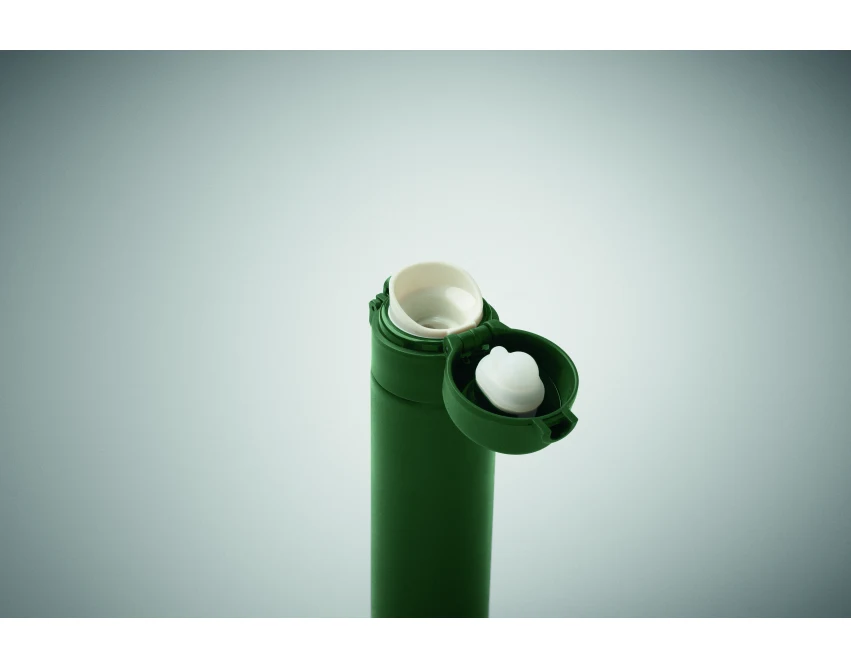 Butelka termiczna 300 ml ciemnozielona z logo firmy