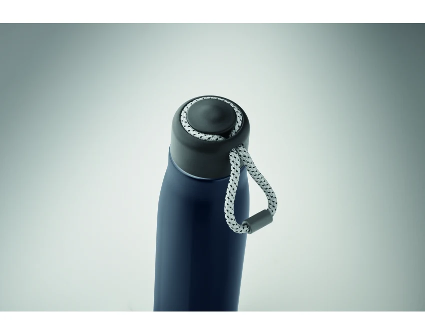 Butelka termiczna Cordle 500 ml granatowa z recyklingu