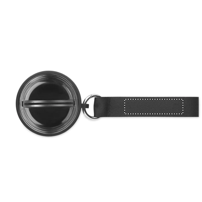 Schemat znakowania dla Transfer sitodruk - T1 na gadżecie: Czarna butelka termiczna 500 ml z logo i kubkiem Noeka