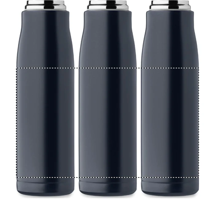 Schemat znakowania dla Grawerowanie laserowe 360° - RL na gadżecie: Butelka termiczna Cordle 500 ml granatowa z recyklingu