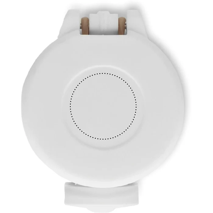 Schemat znakowania dla Tampondruk - P5 na gadżecie: Biała butelka termiczna 300 ml z logo – stal z recyklingu