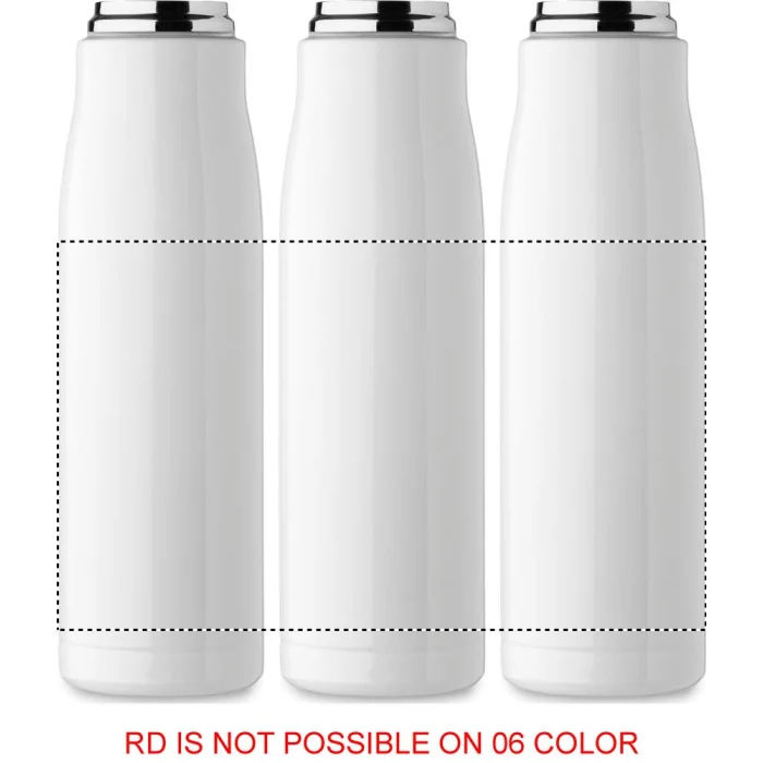 Schemat znakowania dla Grawerowanie laserowe 360° - RL na gadżecie: Biała butelka termiczna 500 ml Cordle z logo dla firm