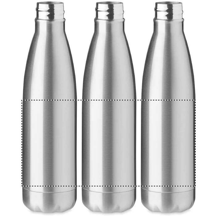 Schemat znakowania dla Nadruk UV 360° - RD2 na gadżecie: Srebrna butelka termiczna 500ml z logo, stal nierdzewna