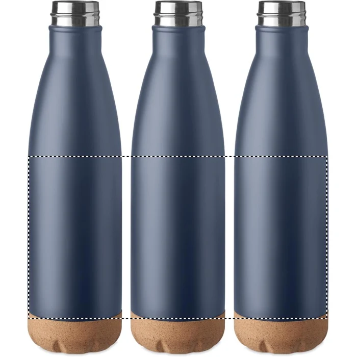Schemat znakowania dla Grawerowanie laserowe 360° - RL na gadżecie: Butelka termiczna 500 ml – francuski granat z korkiem