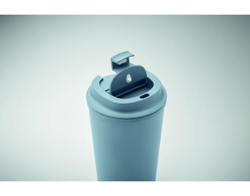 Kubek Beibaku 350 ml petrol PLA z logo – eko gadżet firmowy