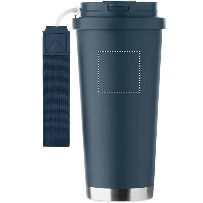 Schemat znakowania dla Tampondruk - P6 na gadżecie: Kubek termiczny Topaz 500 ml francuski granat z grawerem