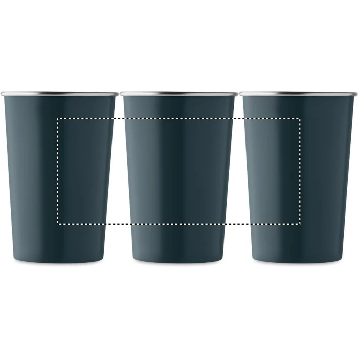 Schemat znakowania dla Sitodruk 360° - RS5 na gadżecie: Kubek metalowy Fjard 350 ml granatowy z logo – eco prezent