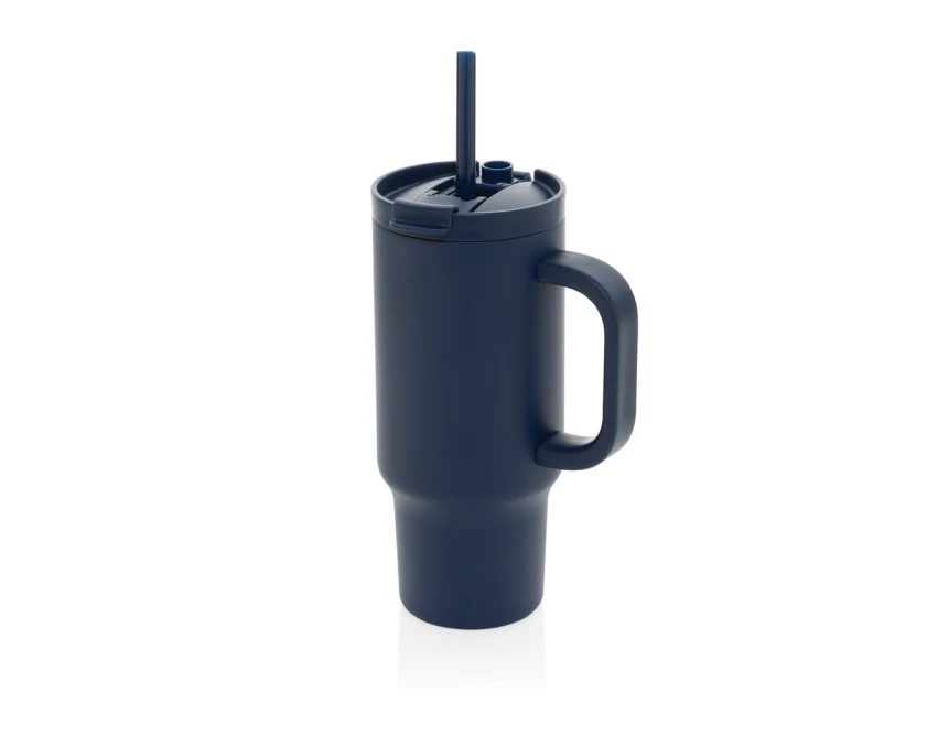 Niebieski kubek termiczny Cruiser 480 ml z logo firmy