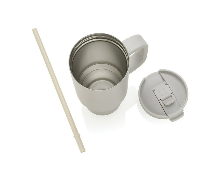 Cruiser Kubek termiczny 480 ml szary z recyklingu z logo