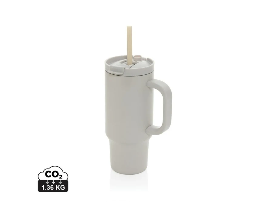 Cruiser Kubek termiczny 480 ml szary z recyklingu z logo