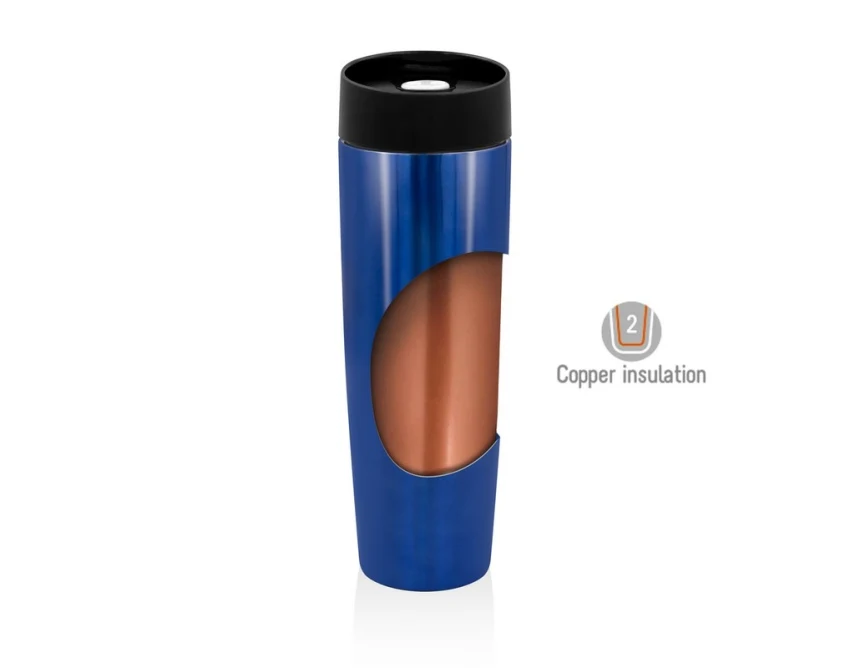 Zielony kubek termiczny 500 ml z logo UV360 – Air Gifts