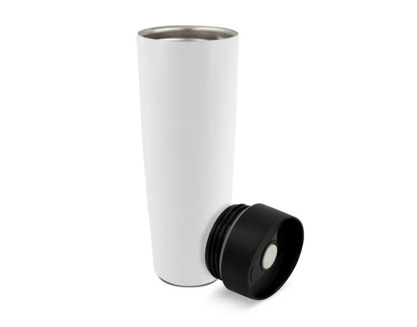 Biały kubek termiczny 500 ml z grawerem UV360 dla firm