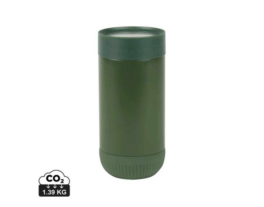 Zielony kubek termiczny VINGA Erie 350ml z grawerem