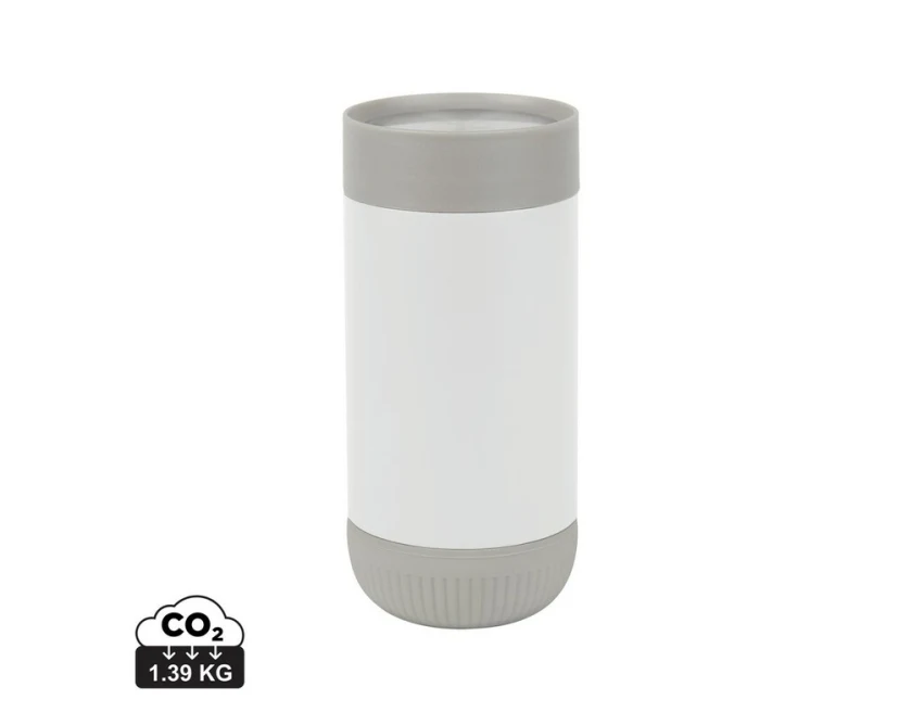 Kubek termiczny szary 350 ml VINGA Erie z nadrukiem logo