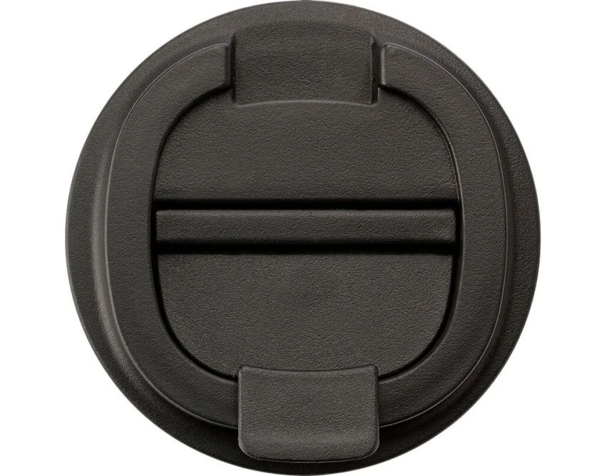 Czarny kubek termiczny 380 ml z grawerem logo firmy