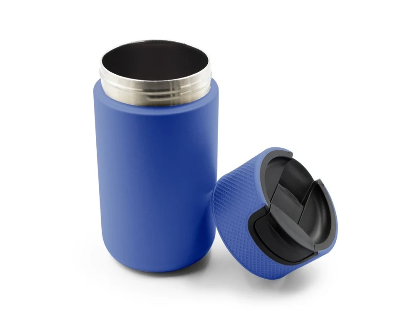 Niebieski kubek termiczny 400 ml z grawerem Air Gifts UV360