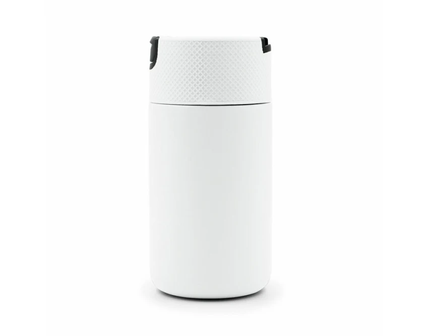 Biały kubek termiczny 400 ml z grawerem UV360 Air Gifts