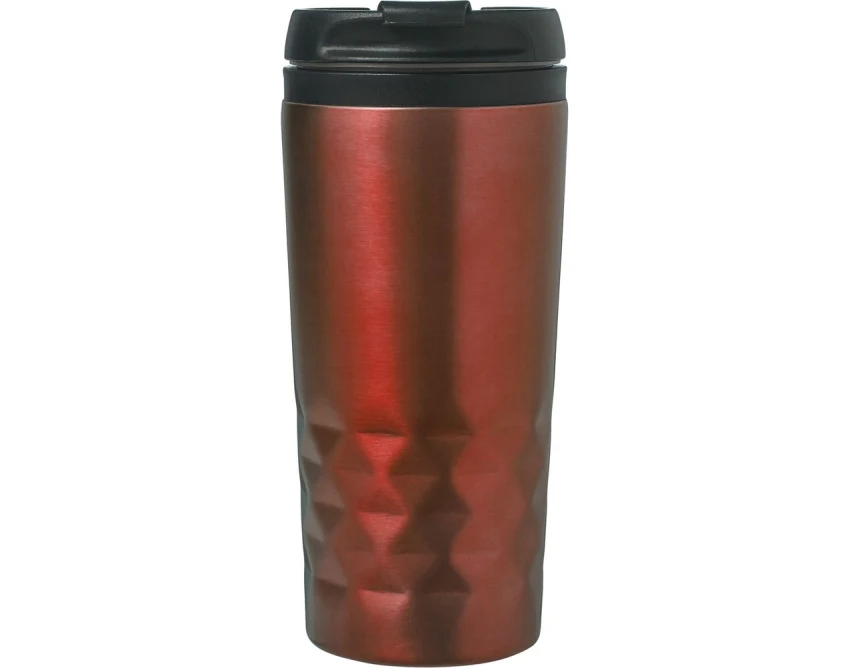 Czerwony kubek termiczny 300 ml z grawerem i nadrukiem UV360