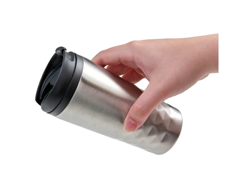 Kubek termiczny 300 ml granatowy z grawerem logo UV360