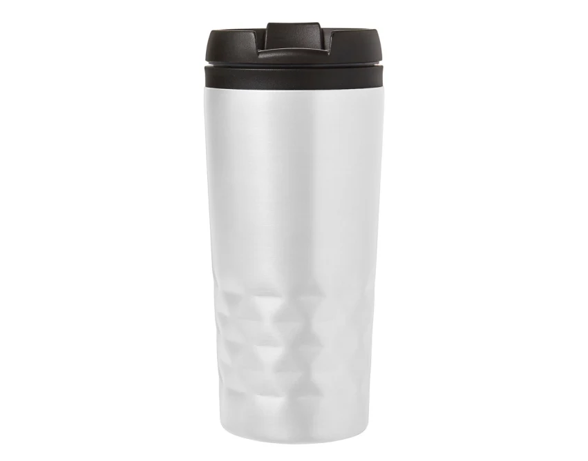 Biały kubek termiczny 300 ml z nadrukiem UV360/logo