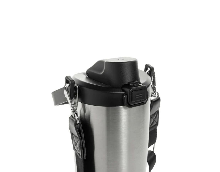 Kubek termiczny Avira Ayala 600 ml Silver ze słomką, RCS