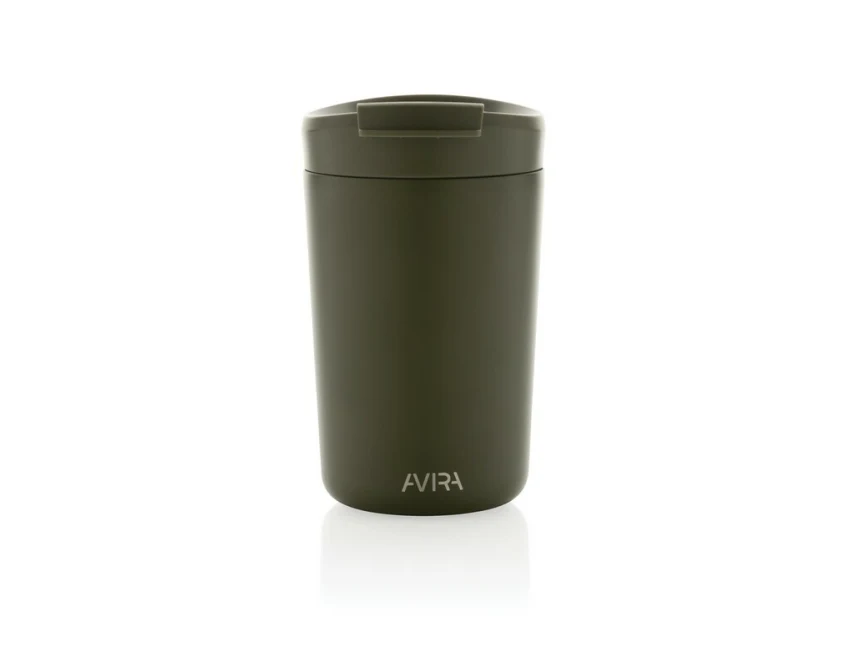 Kubek termiczny Avira Alya 300 ml zielony z grawerem logo
