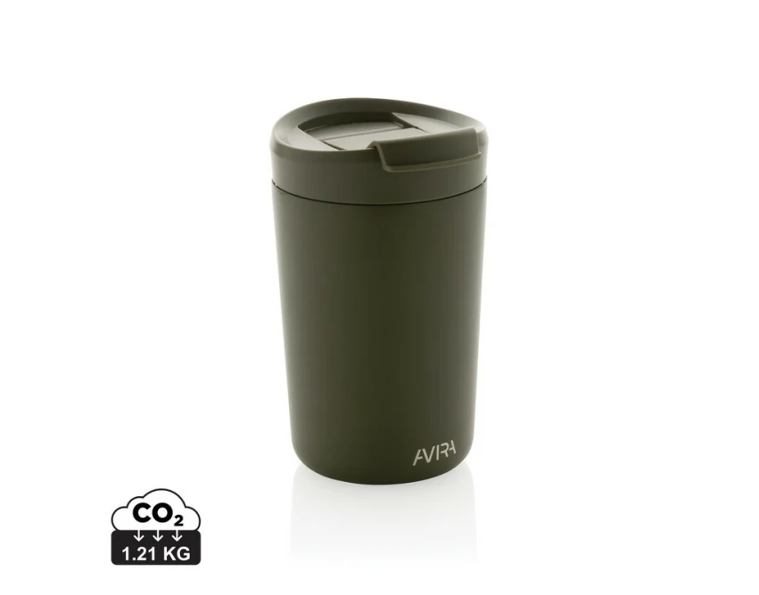 Kubek termiczny Avira Alya 300 ml zielony z grawerem logo