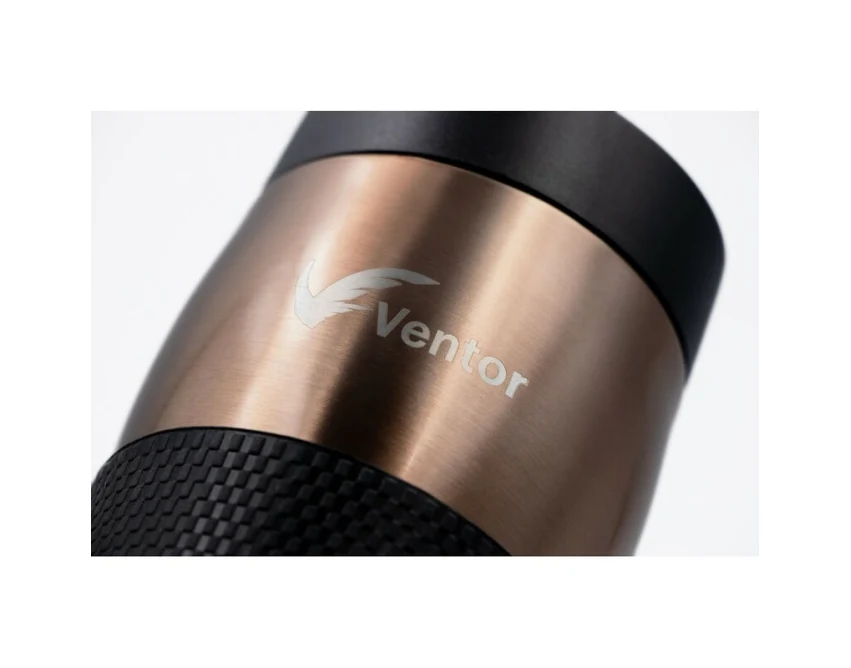 Kubek termiczny brązowy 350ml z własnym logo, leakproof