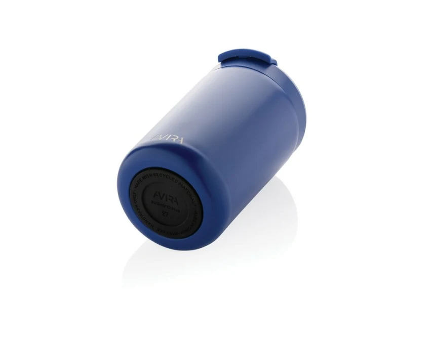 Granatowy kubek termiczny 300 ml Avira Alya z grawerem logo