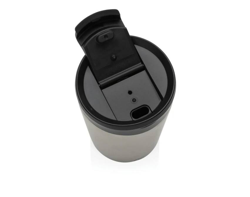 Srebrny kubek termiczny Avira Alya 300 ml z grawerem logo