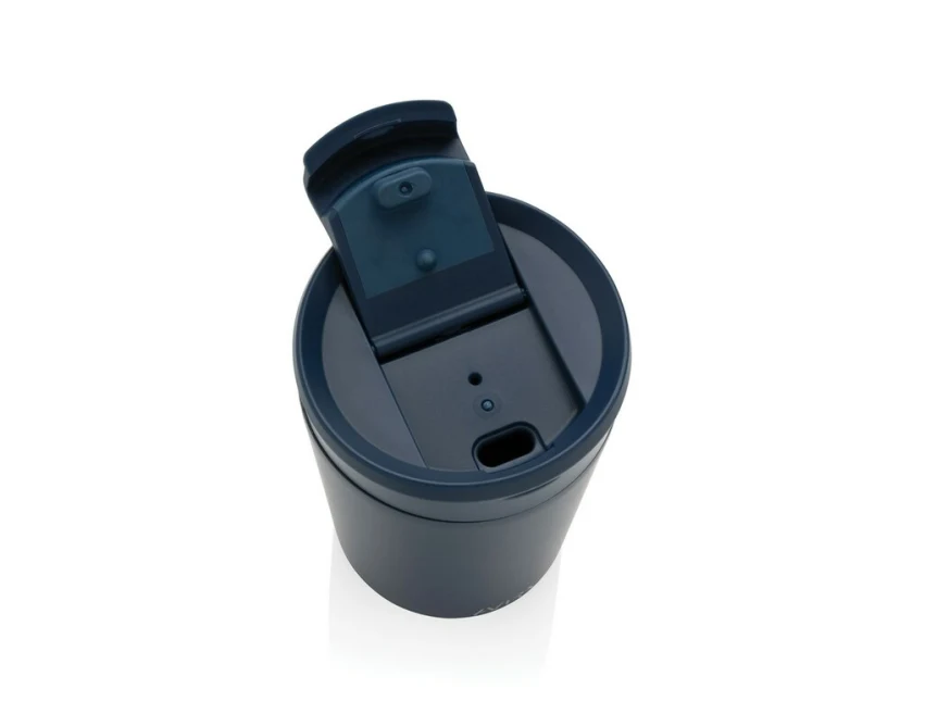Granatowy kubek termiczny Avira Alya 300ml z grawerem logo