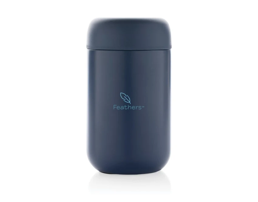 Granatowy kubek termiczny 360 ml z nadrukiem UV360