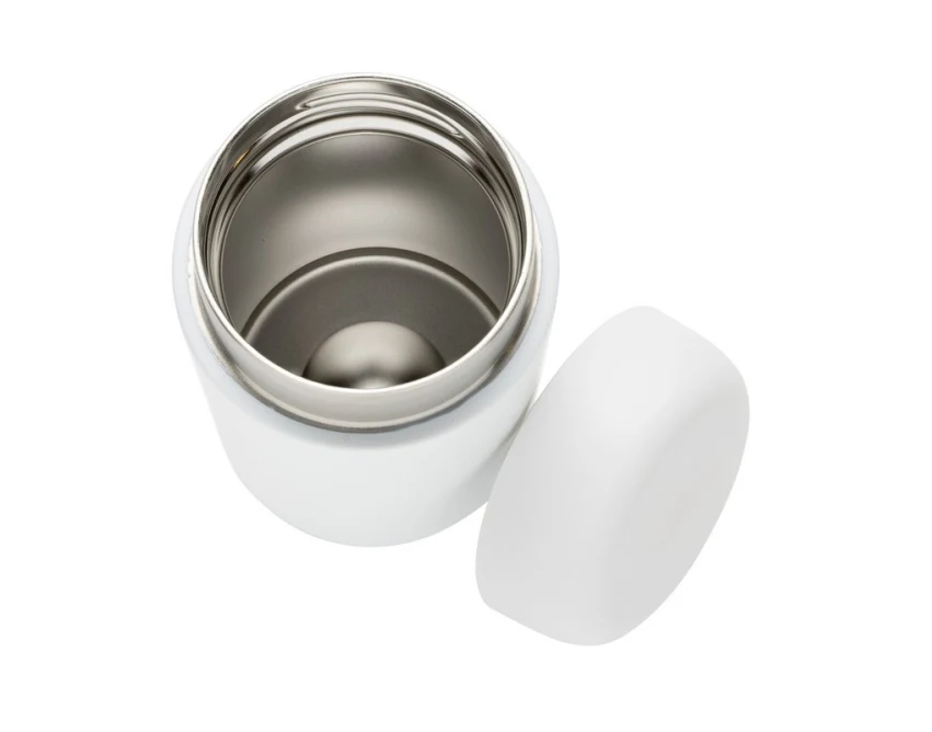 Biały kubek termiczny 360 ml Brew z grawerem logo RCS 81%