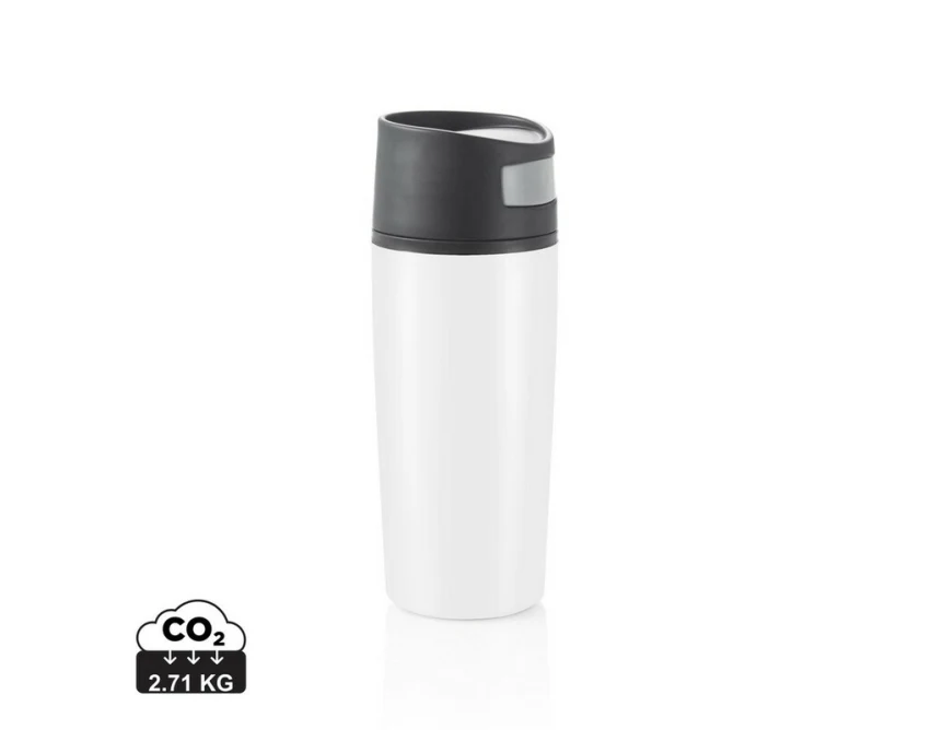 Kubek termiczny czarny 300 ml z grawerem, stal, BPA free