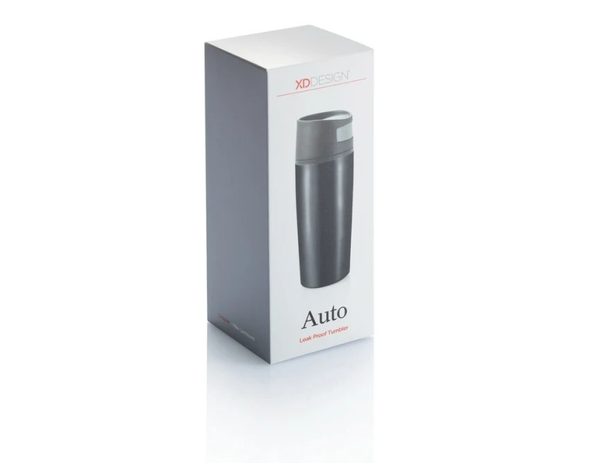 Kubek termiczny 300 ml czarny z grawerem logo firmy