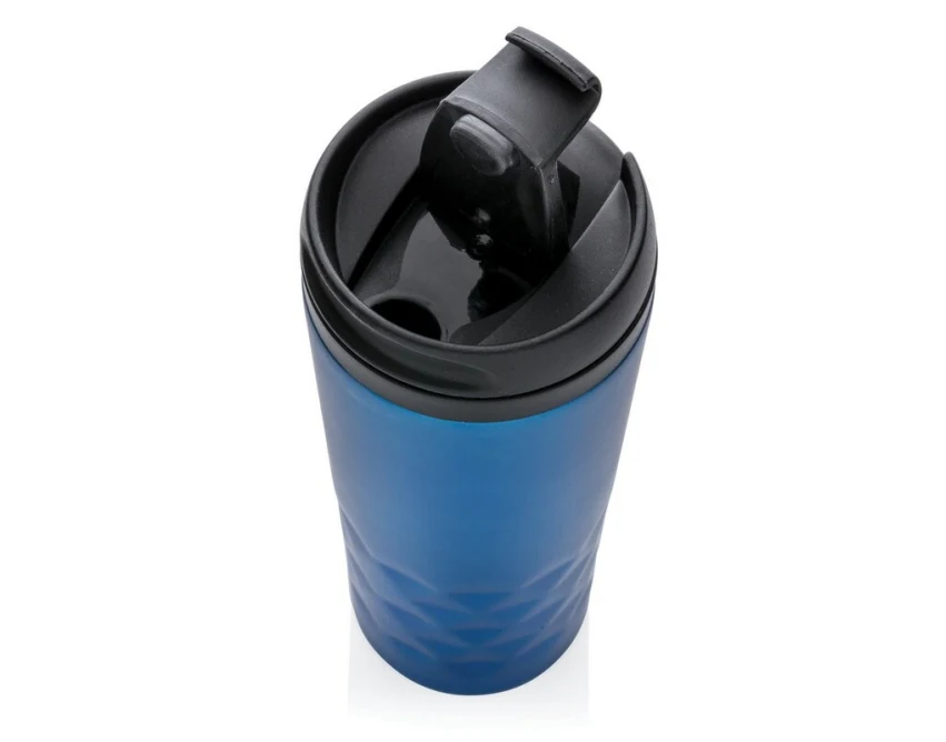 Niebieski kubek termiczny 300 ml z grawerem dla firm