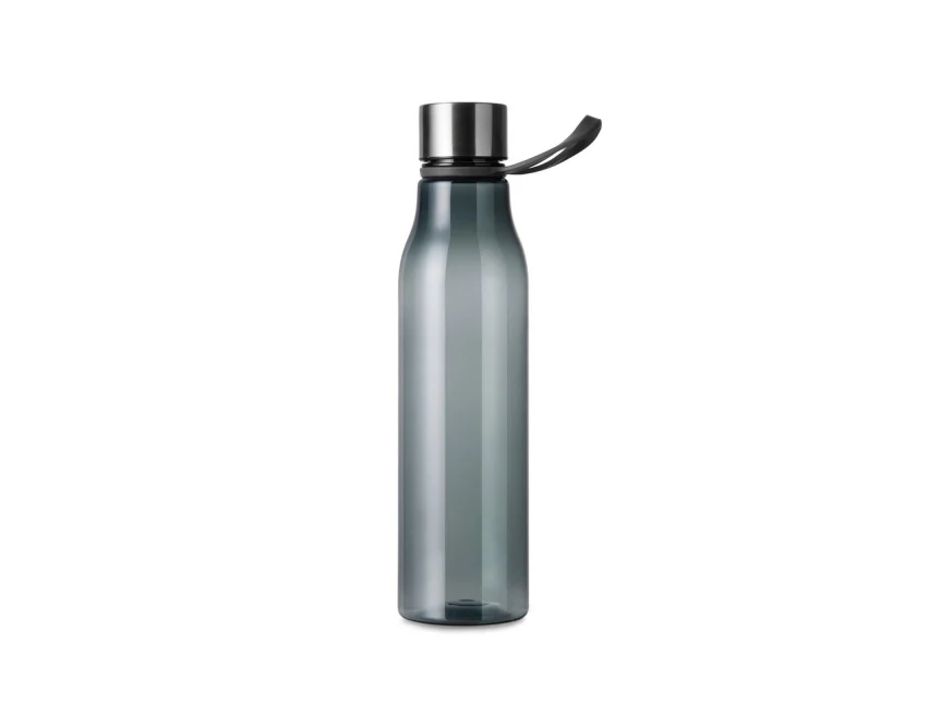 Bidon sportowy RPET 800 ml szary z nadrukiem logo